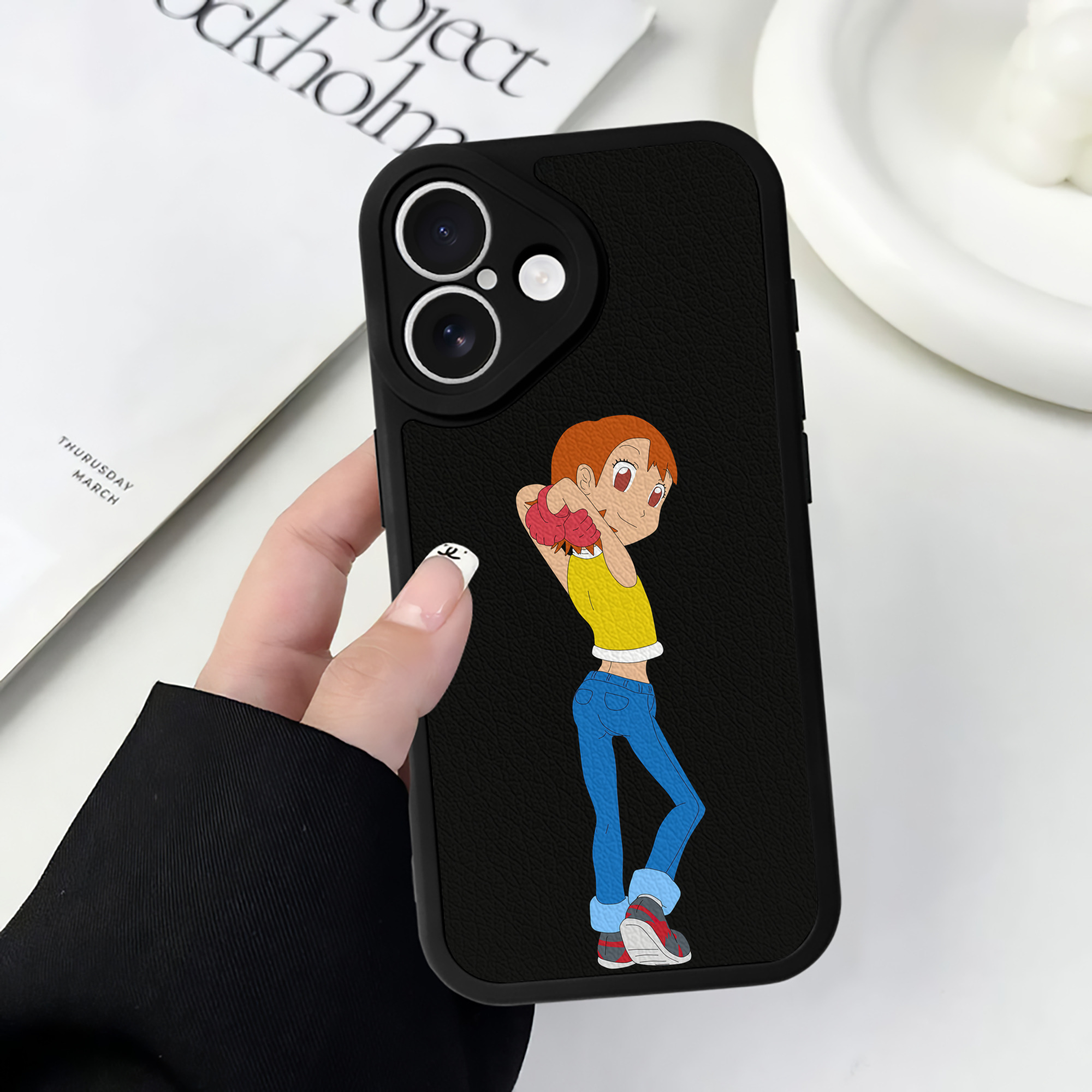 （画像用） Digimon デジタルモンスター/デジモン 【iPhone 16シリーズ対応】シリコンスマホケース（レザー調） 材質：シリコン